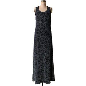 90s vintage maxi tank dress with stars print